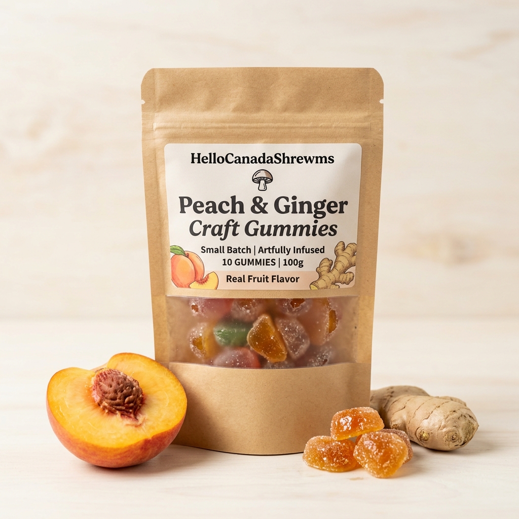 Peach & Ginger Craft Gummies